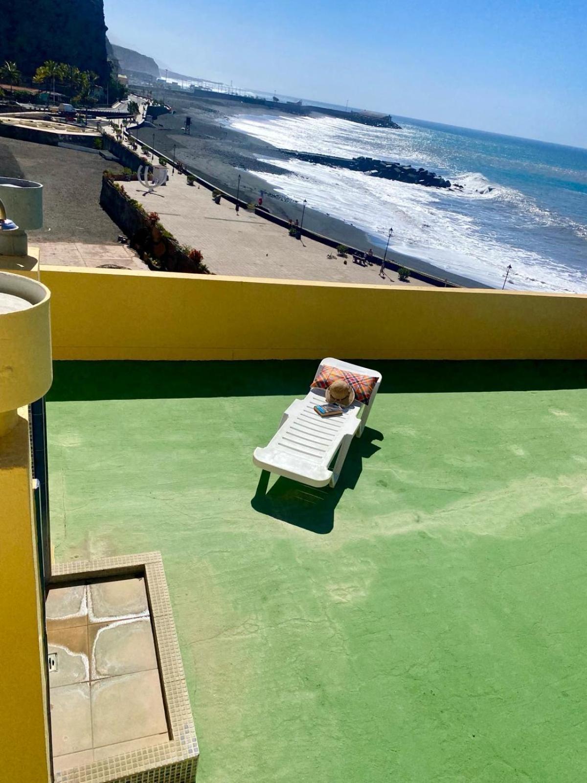Casa Del Mar, Sunny Ocean View Appartement Right At The Beach! Лос-Льянос-де-Аридане Экстерьер фото