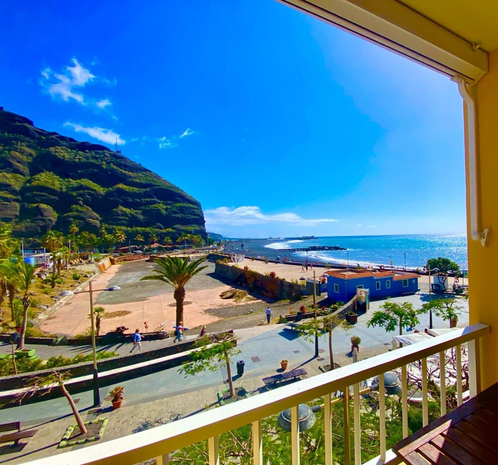 Casa Del Mar, Sunny Ocean View Appartement Right At The Beach! Лос-Льянос-де-Аридане Экстерьер фото